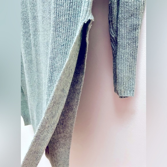 Anthropologie Moth Pasadena Mint Green Gray Tunic Sweater Size XS - Picture 5 of 10